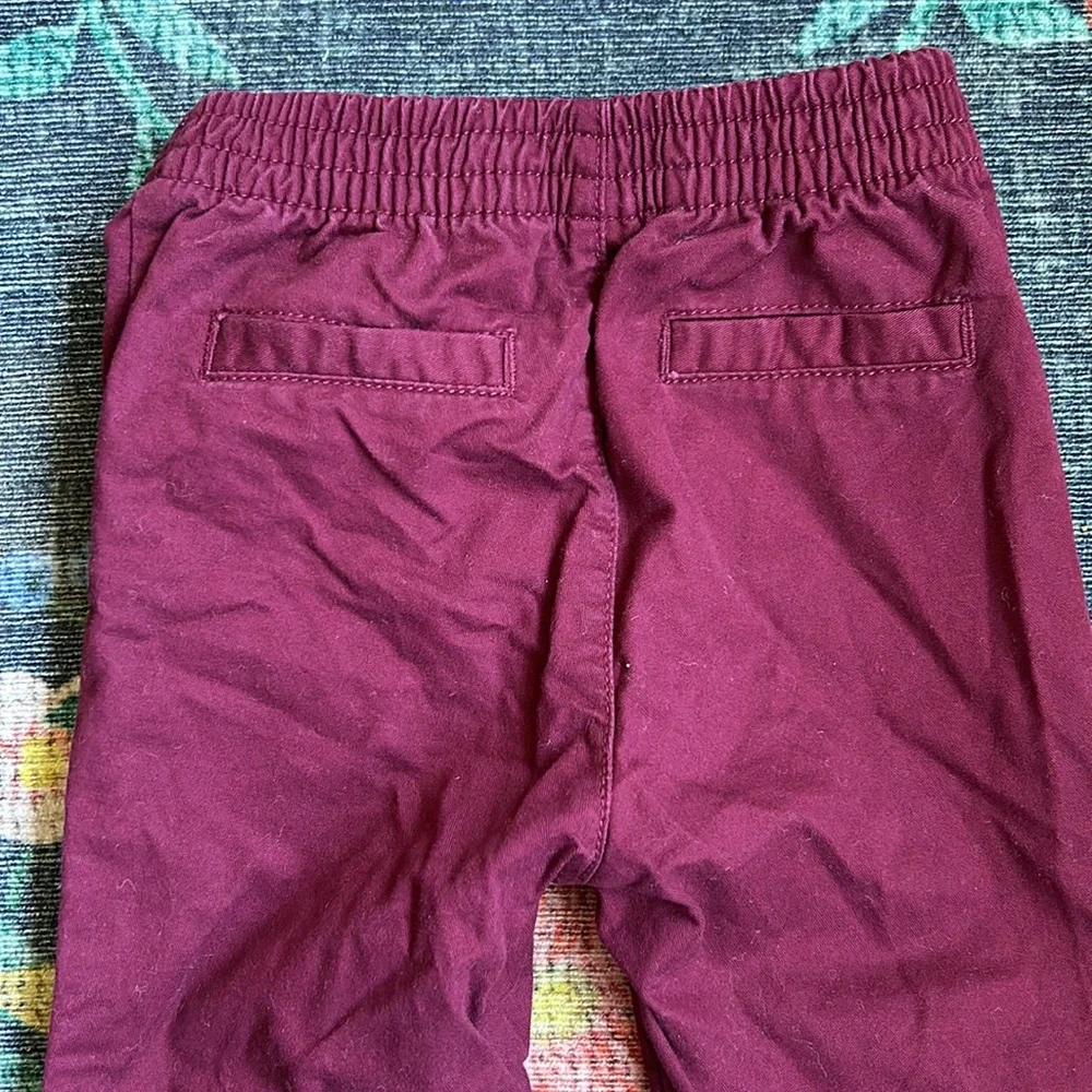 Old Navy Toddler Burgundy Stretch Chinos, Size 18-24 Months